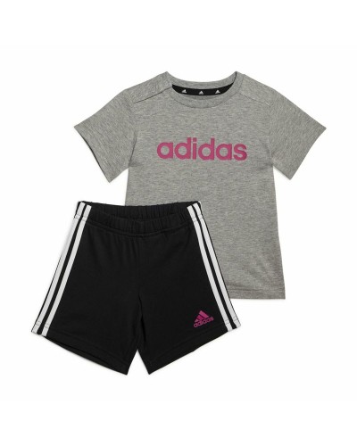 Adidas Essentials: Baby Trainingsanzug Dunkelgrau (0-24 Monate)
