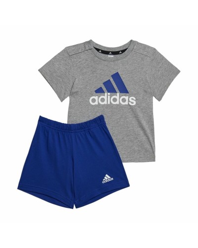 Adidas Essentials Ensemble Bébé Organic Gris - Survêtement Sport Coton
