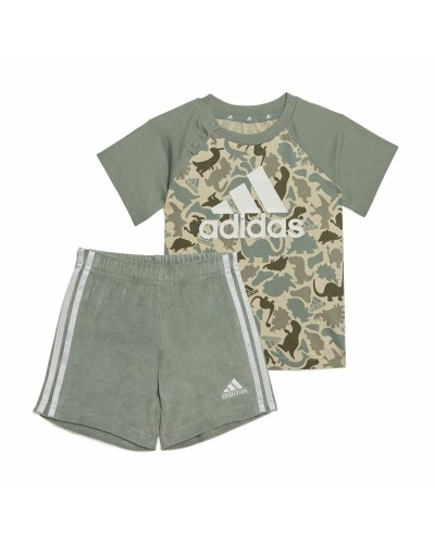 Adidas Baby Tracksuit: Camo Dinosaurs, Multicolor, Comfortable!
