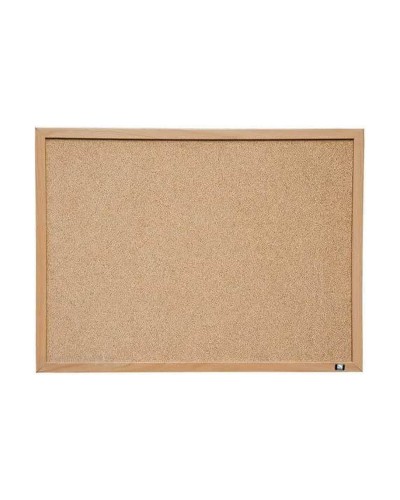 Q-Connect Cork Notice Board (60x40 cm) - Perfect for Notes, Reminders and Organisation

