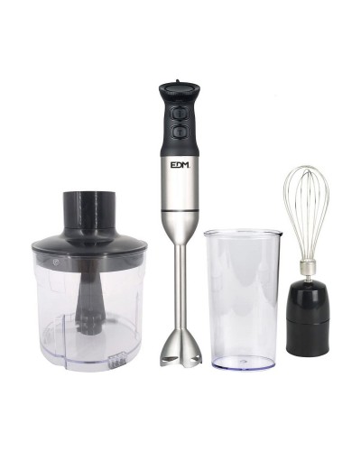 EDM Stabmixer 1200W Schwarz Leistungsstark - Smoothies, Suppen, Saucen
