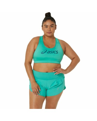 Asics Core Sports Bra Aquamarine - Medium Support, Breathable
