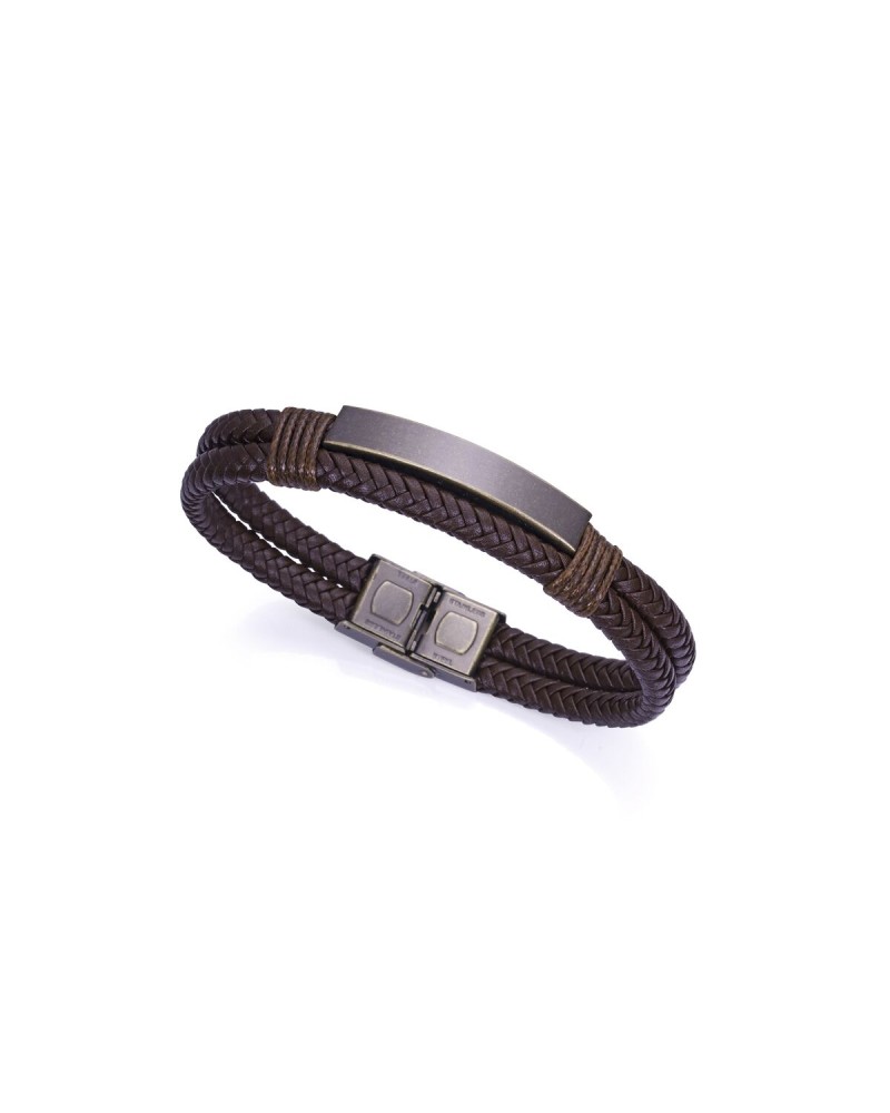 Viceroy Bracciale Uomo Acciaio Nero Maglia Milano 15145P01011