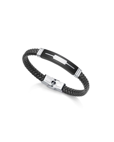 Viceroy Armband Herren Stahl Mailänder Maschen Verstellbarer Verschluss 1480P01010
