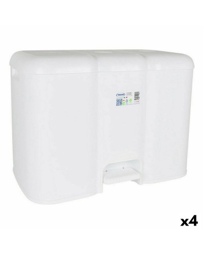 Tontarelli Patty Abfalleimer, weiß, 4er-Pack

