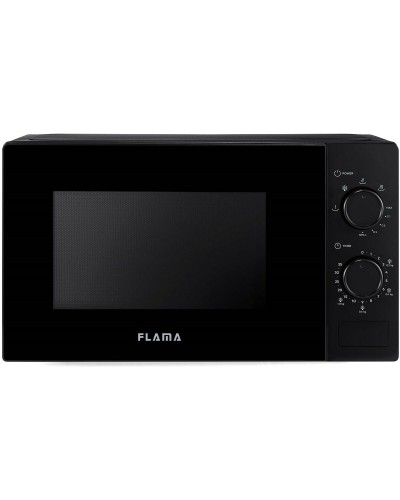 Flama Mikrowelle mit Grill 1889FL Schwarz 700W 20L - Schnelles Kochen
