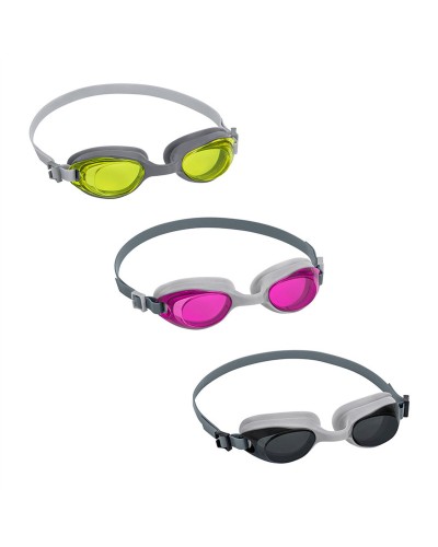 Bestway Lunettes de Natation Adultes - Anti-buée, Protection UV - Piscine Mer
