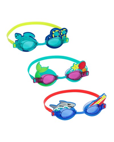 Bestway Infant Swimming Goggles Silicone +3 Years - 3 Piece Set Pool/Beach
