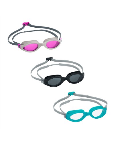 Bestway Adult Swimming Goggles: Silicone Comfort, Anti-Fog, Pool/Beach
