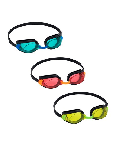 Bestway Swimming Goggles for Kids +3 Years - Soft Silicone, Sea & Pool - Assorted Colors
