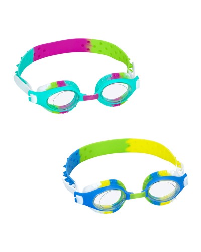 Bestway Kids Swim Goggles, 3-Piece Set, Silicone, Pool/Beach, Assorted Colors
