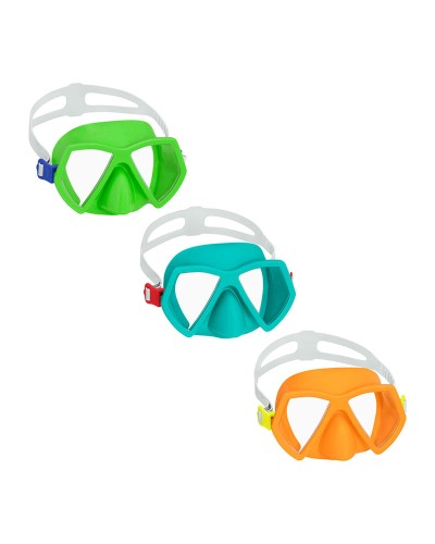 Bestway Duikmasker Volwassene Anatomische Band Kleur Assorti +14 Jaar Strand en Zwembad 22056