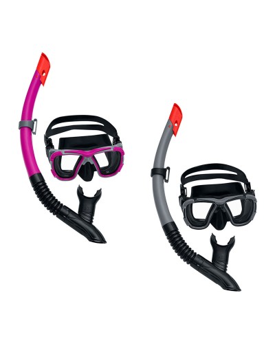 Bestway Máscara de Buceo Vidrio Templado Adulto - Playa Piscina +14 Años
