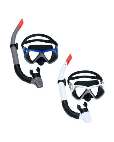 Snorkel och cyklop Bestway Vit Grå Vuxen (1 antal)