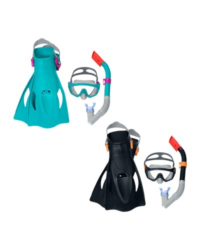Bestway Set Maschera e Snorkel Adulto Anatomico - Mare & Piscina +14 Anni
