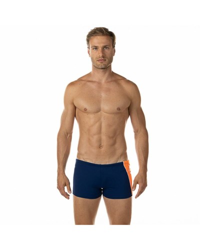 Aquarapid Slip Herren Badehose Short Dunkelblau - Chlorbeständiges Gewebe

