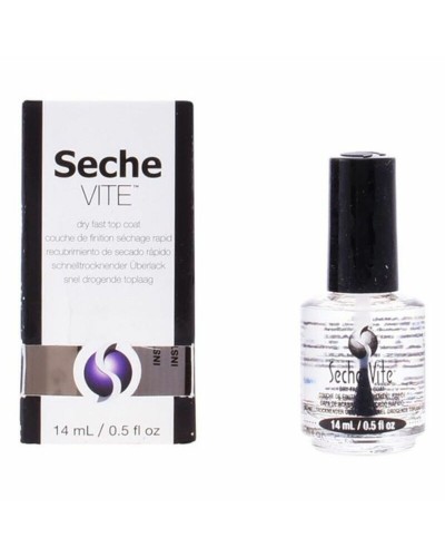 Seche Vite Top Coat Smalto Unghie - Asciugatura Rapida & Brillantezza 14ml
