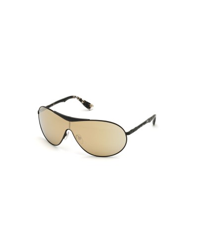Web Eyewear WE0282: Gafas de Sol para Hombre, Lentes Grises, Montura Negra
