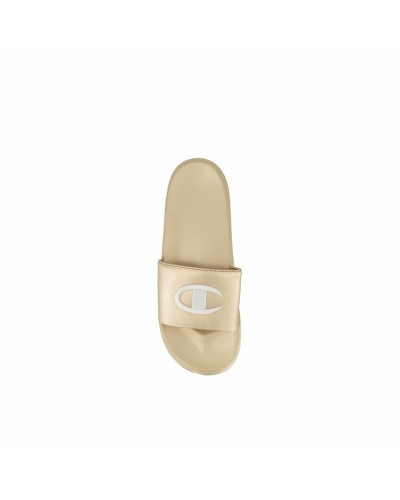 Champion Miami Platform: Women's Light Brown Comfortable Slides

