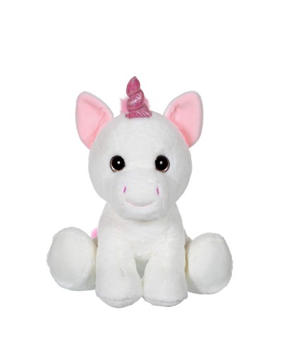 Peluche Unicornio Blanco Gipsy Eyes Pets 40cm - Suave y Achuchable
