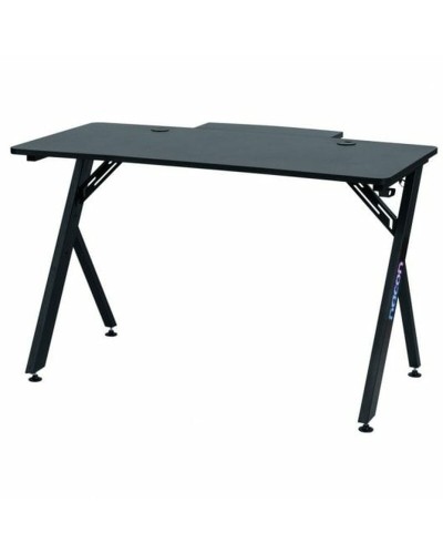 Nacon Ergonomic Gaming Desk - Black, Headphone Holder & Mouse Pad Included
