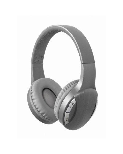 Gembird BTHS-01-SV Écouteurs Bluetooth avec Micro Argent - Idéal pour Appels & Musique
