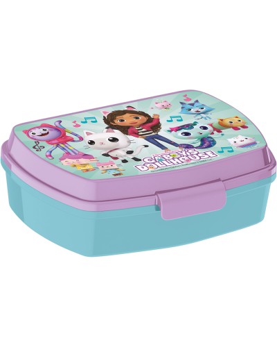 Broodtrommel Gabby's Dollhouse Party Licht Roze Rechthoekig 17 x 5,6 x 13,3 cm