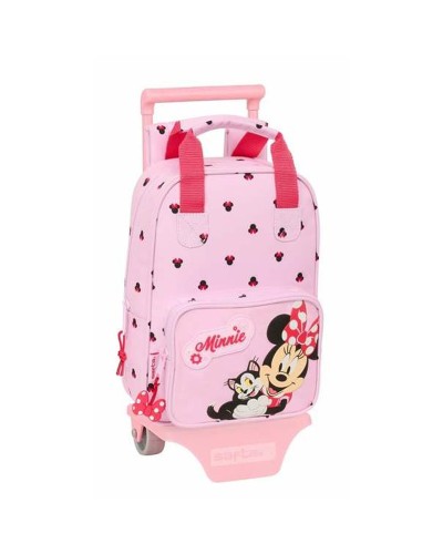 Reppu pyörillä Minnie Mouse 20 x 28 x 8 cm