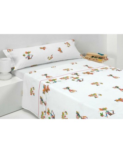 Set Lenzuola Singole Pink Panther, Bianco Multicolore