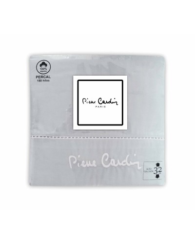 Draps de lit simples Pierre Cardin Arcadia Gris : Douceur et style pour votre repos.
