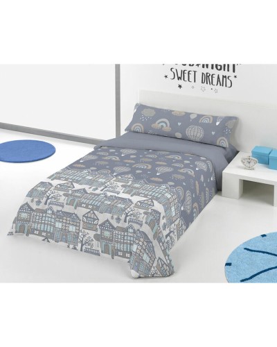 Pierre Cardin GLOBOS Bettbezug, Blau, 144 Fäden, 180 x 230 cm
