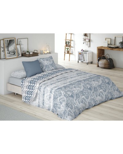 Pierre Cardin Angelica Bettwäschegarnitur Azzurro, Baumwollmischung, 144 Fäden, Doppelbett
