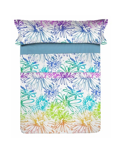 Lenzuola Singole Lois Hippy Azzurro: Comfort e Stile per Notti Serene