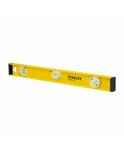 Stanley STA142920 Nivel de Burbuja Torpedo de 0,6 m, Empuñadura Ergonómica, Visibilidad Mejorada
