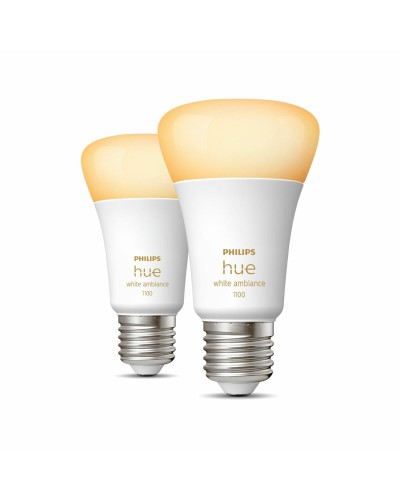 Bombillas Inteligentes Philips E27 Blanco Cálido y Frío (2200K-6500K) - Paquete de 2
