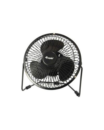 Ventilateur de Table Equip Noir 6 Pouces, pour Rafraîchir les Espaces Personnels
