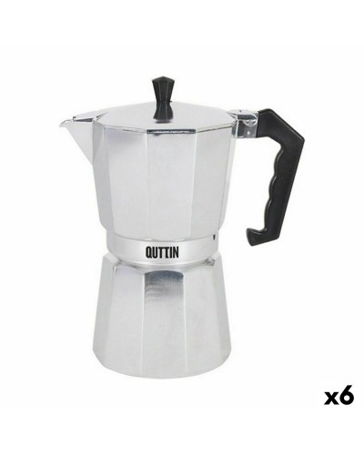 Italiensk Kaffepanna Quttin 6 Koppar Aluminium (6 antal)