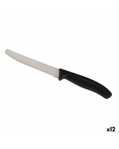 Quttin Messerset Schwarz Silber 6-teilig 21 cm (12 Einheiten)
