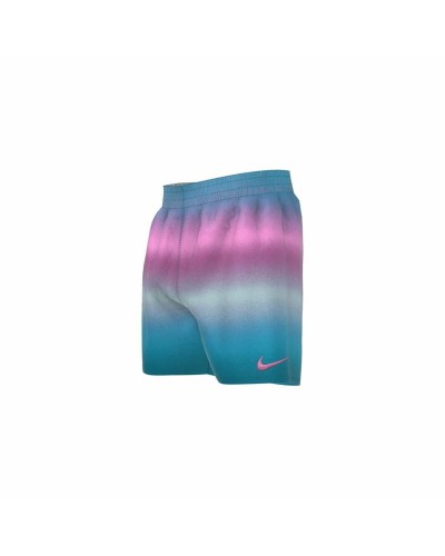 Nike Maillot de Bain Garçon 4" Volley Bleu - Short de Bain Sportif
