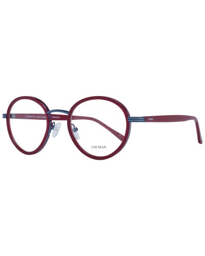 Locman Women's Glasses LOCV006 Red 50 - Elegant Eyeglasses Frame
