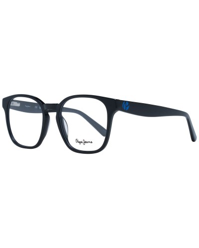Pepe Jeans PJ3514: Men's Rectangular Eyeglasses Frame - Matte Black 51mm
