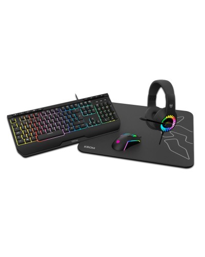 Krom Kenya: Paquete de Juegos QWERTY Español - Negro Multicolor
