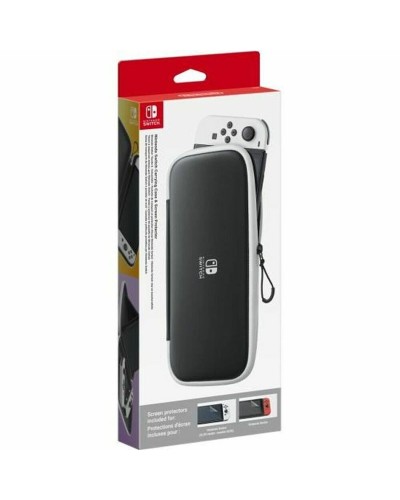 Housse Nintendo Switch Noire avec Fermeture Éclair - Protection Console Portable
