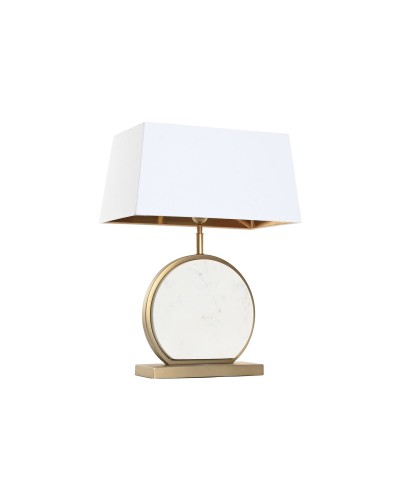 Lampe de bureau Home ESPRIT Blanc Doré 50 W 220 V