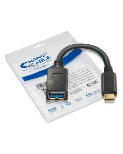 Cable USB 3.1 NANOCABLE 10.01.4201 Negro