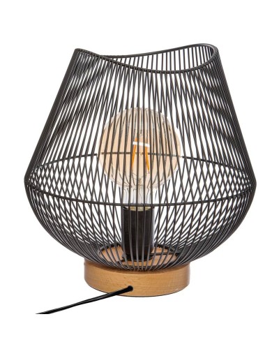 Atmosphera Jena Tischleuchte Schwarz | Metall | 40W | Ø 28 x 26 cm
