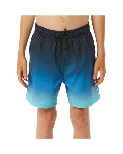 Rip Curl Traje de Baño Niño Fade Volley - Pantalón Corto de Playa
