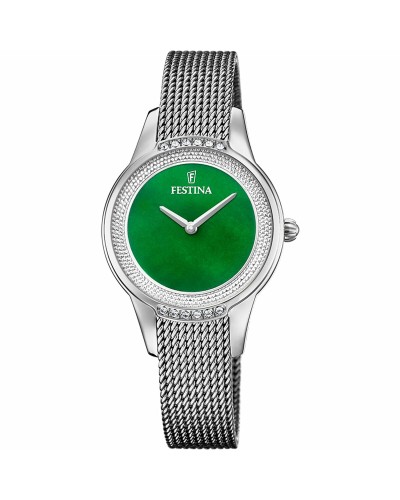 Festina Donna F20494/7: Elegant Watch, Mother-of-Pearl Dial, Water Resistant
