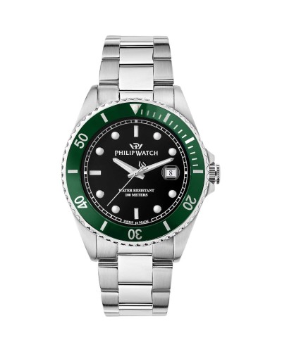 Philip Watch Blaze R8253597086: Herrenuhr Schwarz Silber
