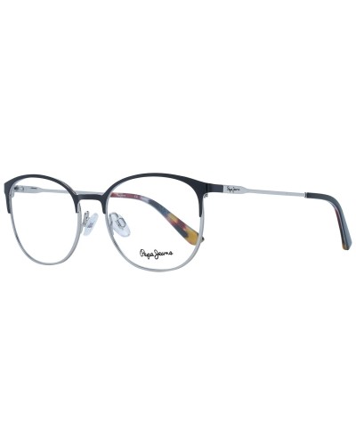 Pepe Jeans PJ1365: Rechteckige Damenbrille - Blaues und silbernes Gestell
